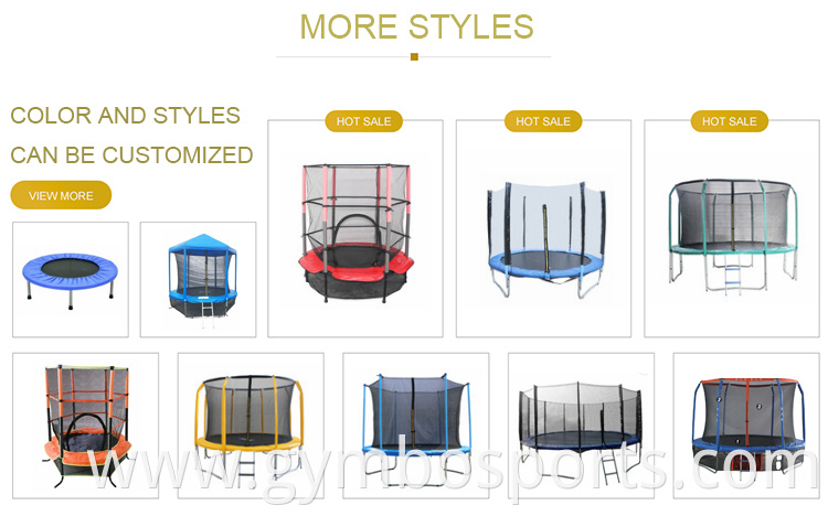 High Quality Indoor Playground Mini Children Trampoline with Enclosure